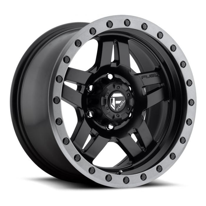 FUEL ANZA BLACK 15X8 5X4.5 3.75BS     D5