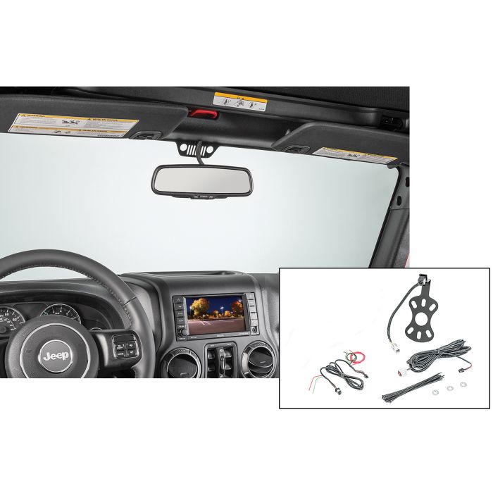 SummitView  Rear Vision Back Up Camera System for 07-18 Jeep Wrangler JK with Factory Nav Radio