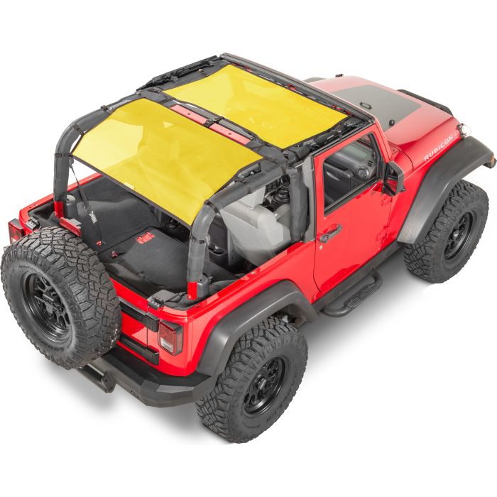 DIRTYDOG 4X4 SUN SCREEN F/R JK YEL
