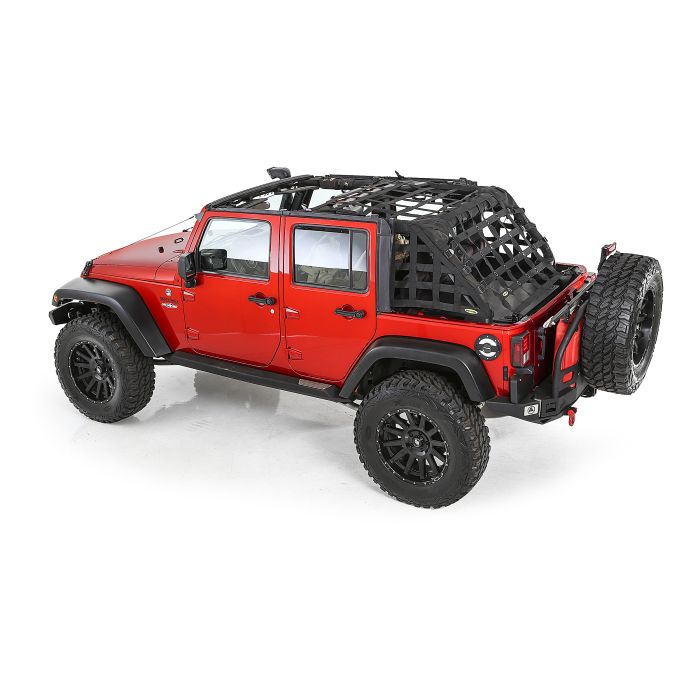 Smittybilt 581135 CRES HD - Cargo Restraint System for 07-18 Jeep Wrangler Unlimited JK 4 Door