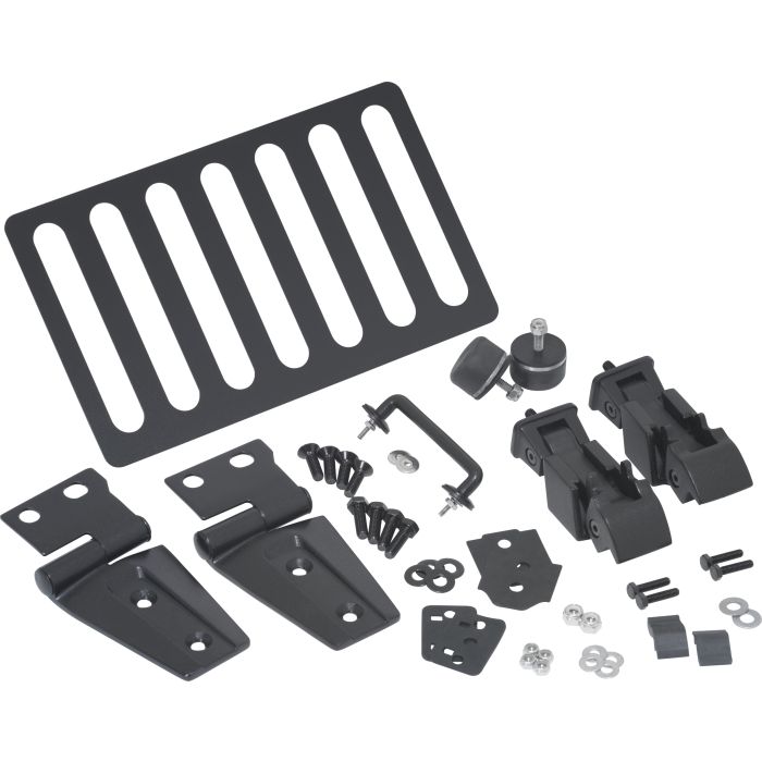 Kentrol  Stainless Steel Hood Kit for 07-18 Jeep Wrangler JK