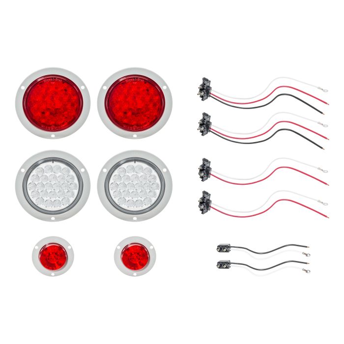TRUCK LITE LED KIT R/C/R 84-96 XJ JCR TAILS