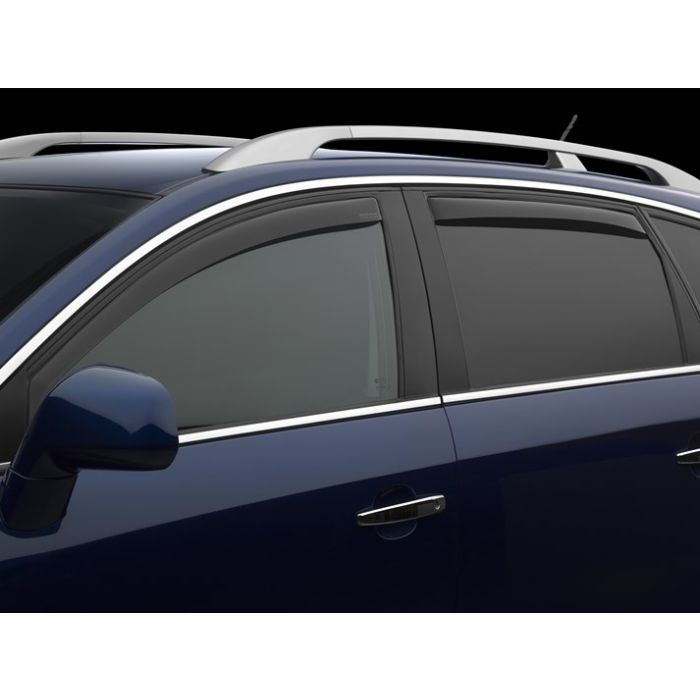 WeatherTech 82741 Side Window Deflector Set in Dark Smoke for 14-20 Jeep Cherokee