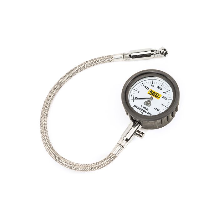 Auto Meter 2162 Mechanical 0-40 PSI Tire Pressure Gauge 