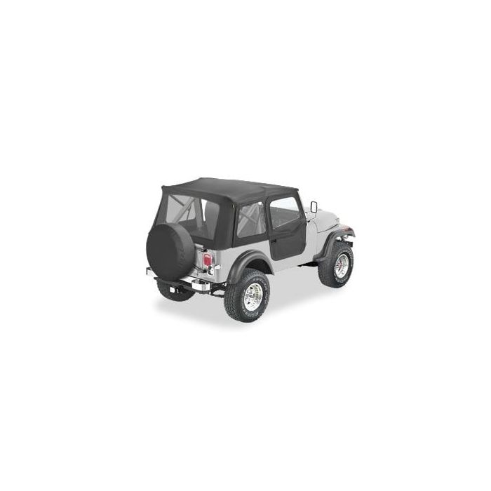 Bestop  Supertop Soft Top with 2-Piece Doors for 76-86 Jeep CJ-7