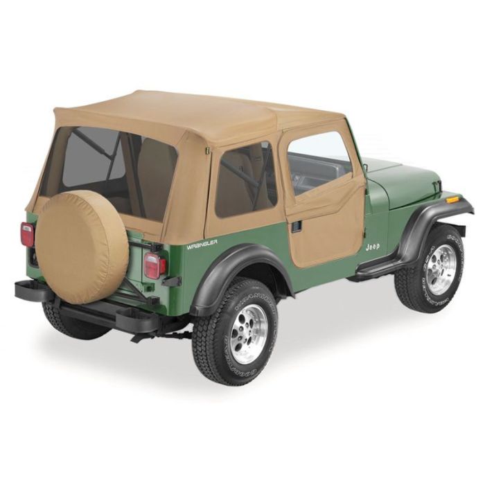 SUPERTOP W/2-PIECE DOORS CJ7/YJ SPICE   54603-37