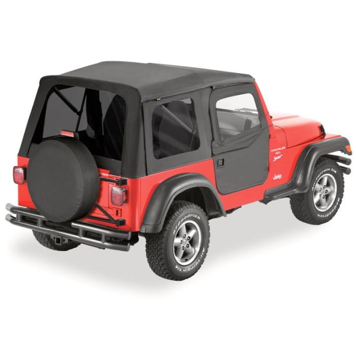 SUPERTOP W/2PC DOORS W/TINT 03-06BLKDIA 54713-35