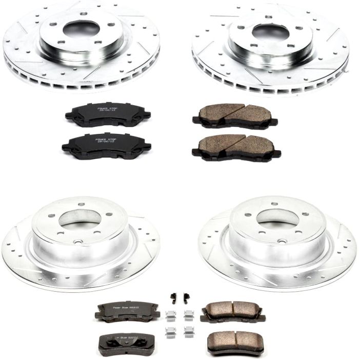 FR/RR 1-CLICK BRAKE KIT W/HDW 09-13 MK  K2848