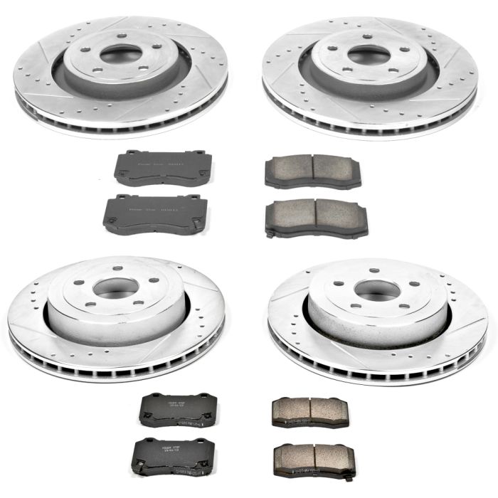 FR/RR 1-CLICK BRAKE KIT W/HDW 06-10 WK  K2876