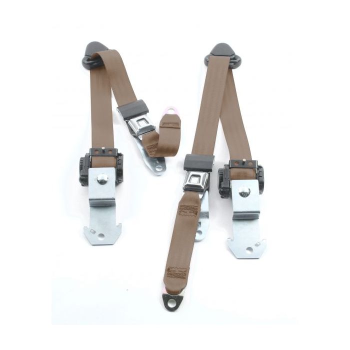 3 POINT BELTS 84-96 2DR XJ MED BEIGE 849