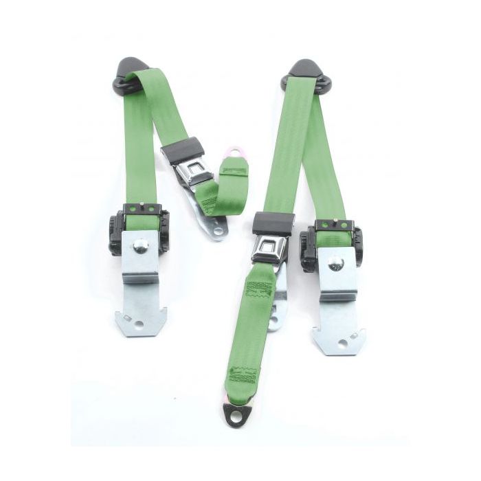 3 POINT BELTS 84-96 2DR XJ LIME GRN  849