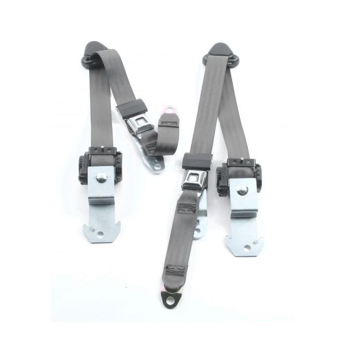 3 POINT BELTS 84-96 2DR XJ GRAY      849