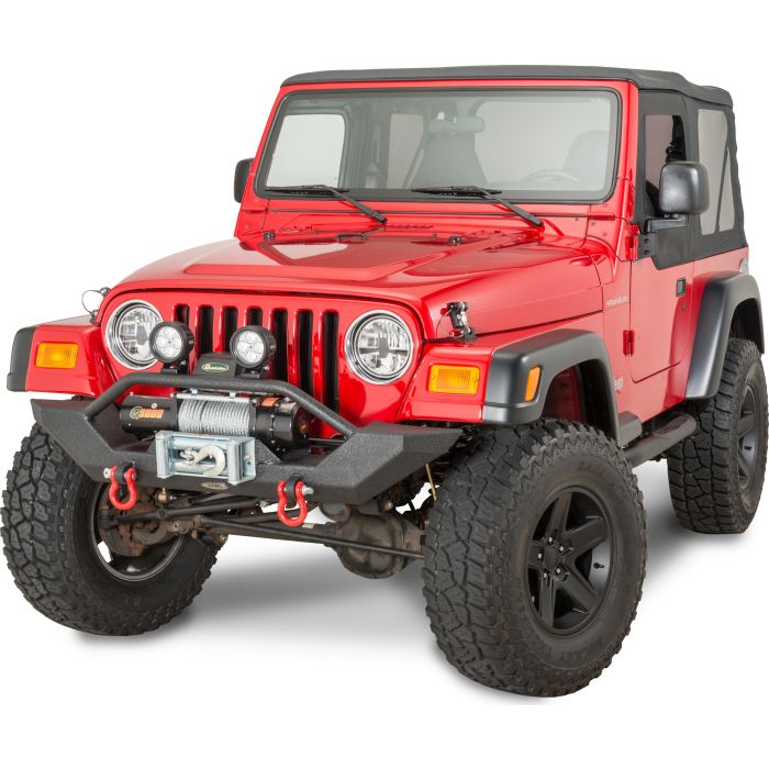 Smittybilt  Front XRC Bumper in Textured Black for 87-06 Jeep Wrangler YJ, TJ & Unlimited