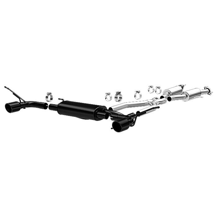 Magnaflow 19216 Street Series Black Coated Stainless Steel Dual Exit Catback Exhaust System for 11-20 Jeep Grand Cherokee WK2 with 3.6L & 5.7L