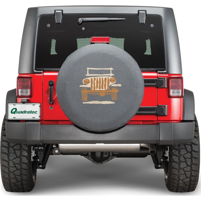 82213864 - TIRE COVER WRANGLER FRONT BLACK DENIM