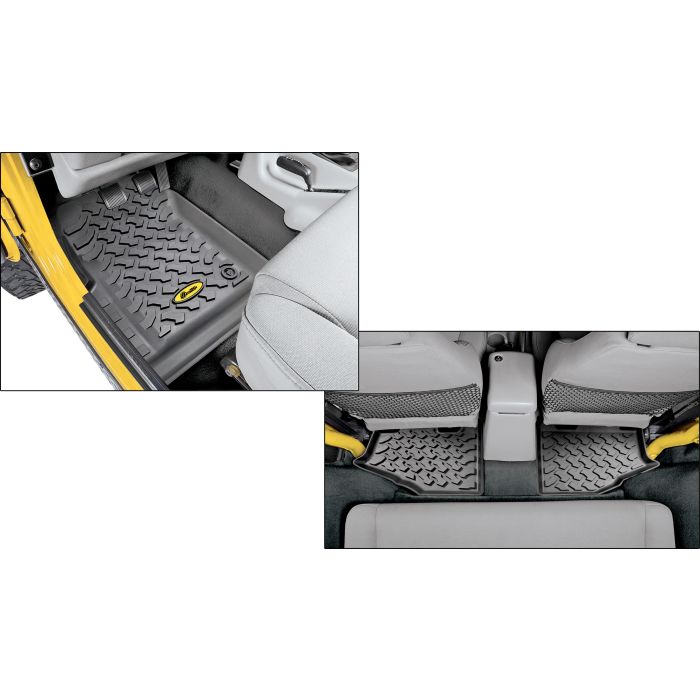BESTOP FR RR FLOOR LINER COMBO 97-06 TJ KIT