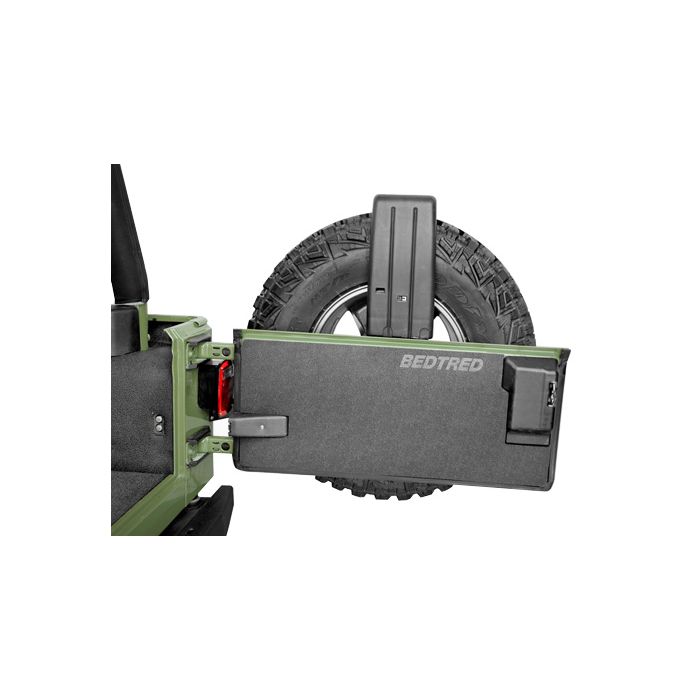 Bedrug BTTJTG BedTred Premium Molded Tailgate Mat for 97-06 Jeep Wrangler TJ & Wrangler Unlimited