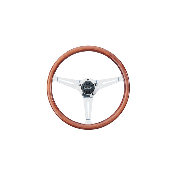 Grant Products 1170 Collectors Edition Steering Wheel in Mahogany with 3 Polished Spokes