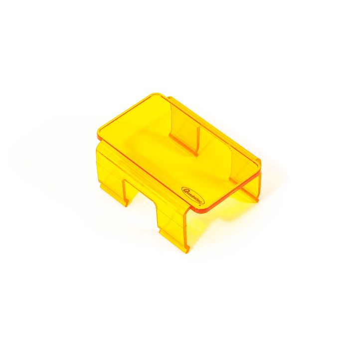 QUA 4IN RECT LED LIGHT COVER EACH AMBER