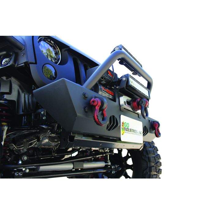 WINCH STYLE FRONT BUMPER JK BLK PWDR