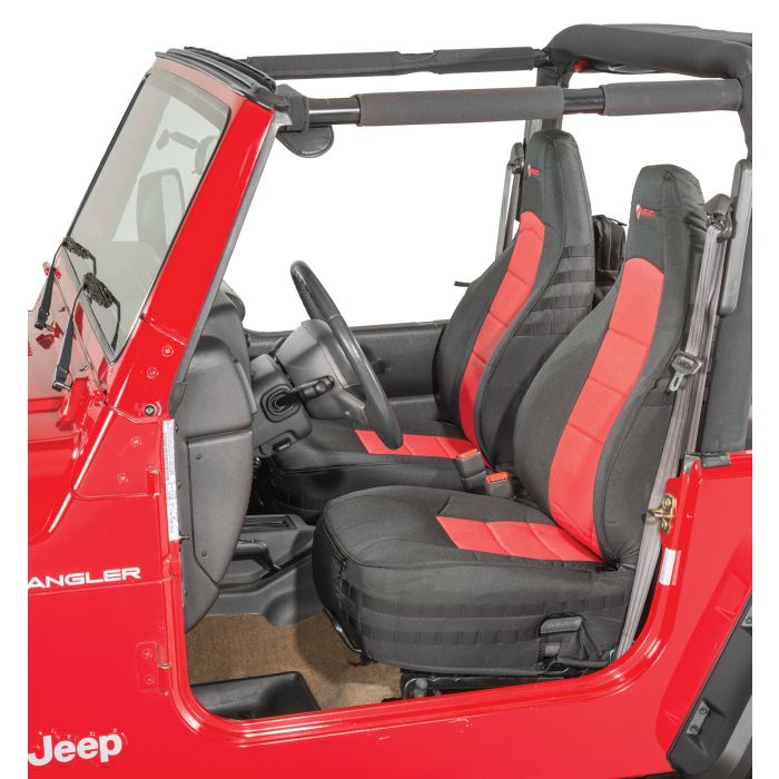 BARTACT SUPER SEAT CVRS FR 03-06 TJ RED