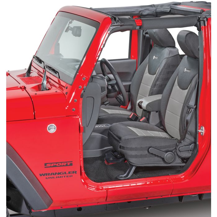 BARTACT SUPER SEAT CVRS FR 07-10 JK GRA