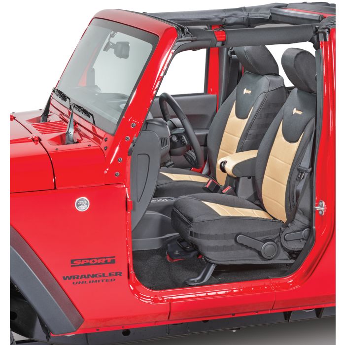 BARTACT SUPER SEAT CVRS FR 13-UP JK KHA