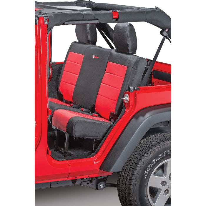 BARTACT SUPER SEAT CVR RR 13-UP JK RED