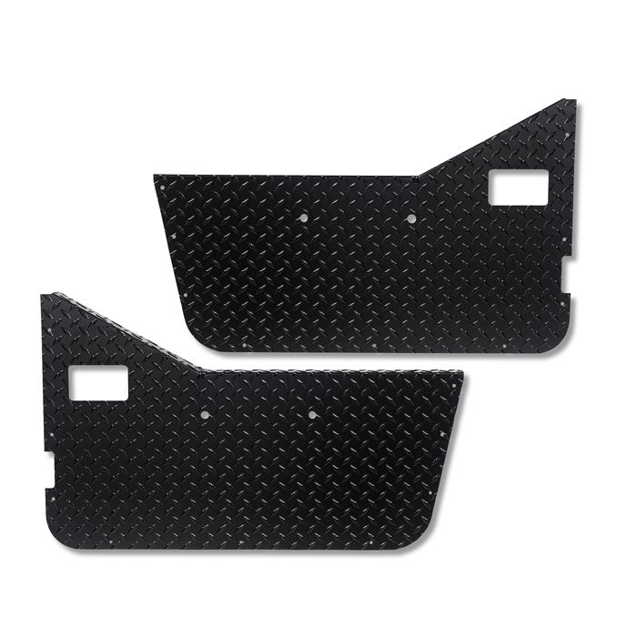 Warrior Products  Door Panel Inserts for 76-95 Jeep CJ7 & Wrangler YJ with Half Steel Doors