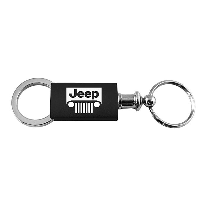 AUG ANO ALUM KEY CHAIN JEEP GRILL RED