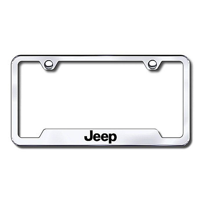 AUG JEEP LSR ETCHED CUT-OUT FRAME SS