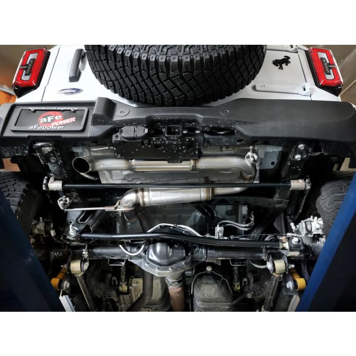 aFe Power  Apollo GT Series 3" 409 Stainless Steel Axle-Back Hi-Tuck Exhaust System for 21-26 Ford Bronco with 2.3L & 2.7L Engine