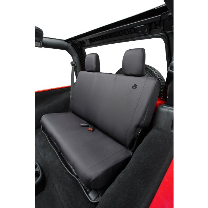 SEAT COVERS REAR 08-12 JK 4DR BLACK DIA