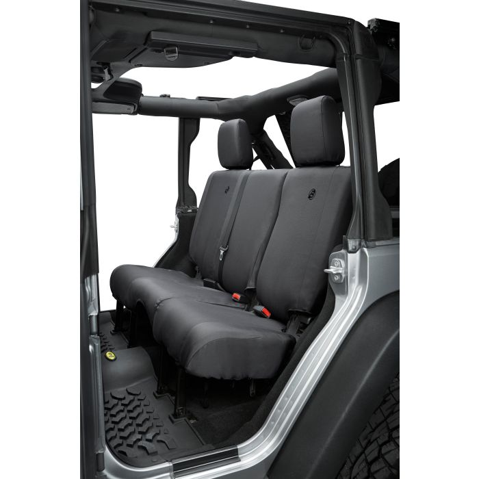 SEAT COVERS REAR 13-UP JK 4DR BLACK DIA