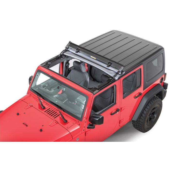 Bestop 52450-35 Sunrider For Hardtop in Black Diamond  for 07-18 Jeep Wrangler JK with Factory Hardtop