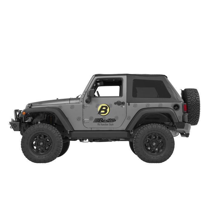 BESTOP POWERBOARD BLACK-PR JK 2DR