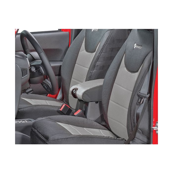 BARTACT PADDED CONSOLE CVR GRAY 11-16