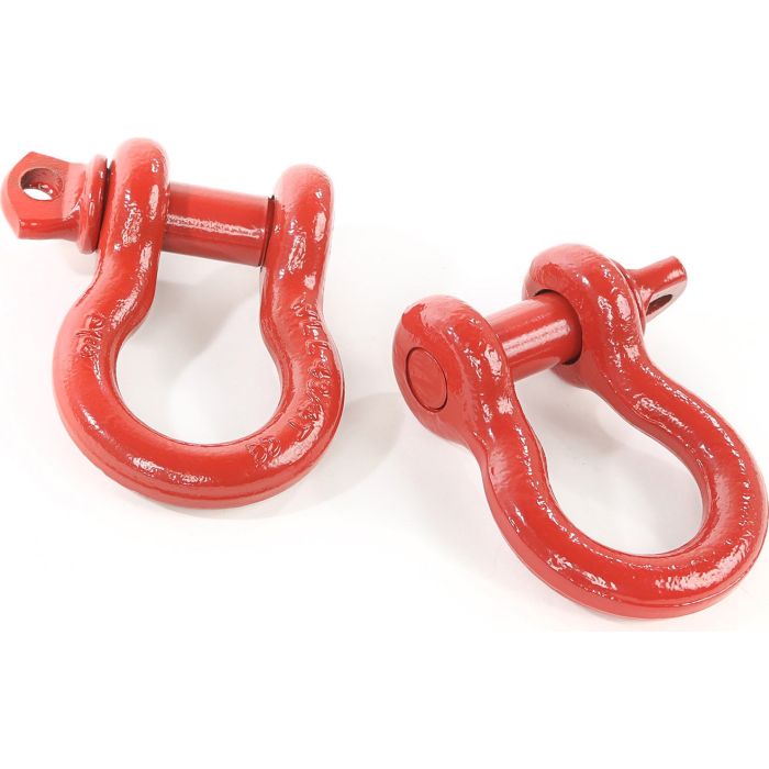 RUR D-RING 3/4IN RED - PAIR