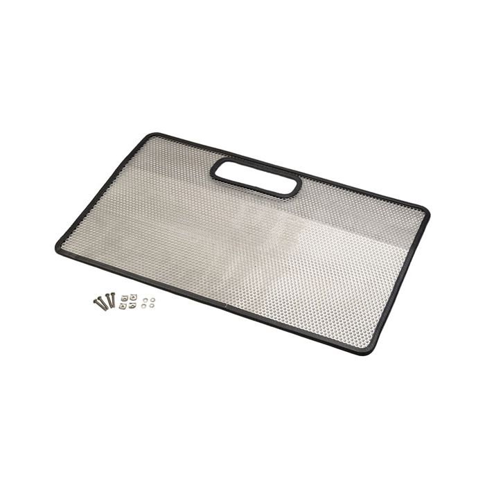 Kentrol 30490 Polished Stainless Steel Bug Shield for 97-06 Jeep Wrangler TJ