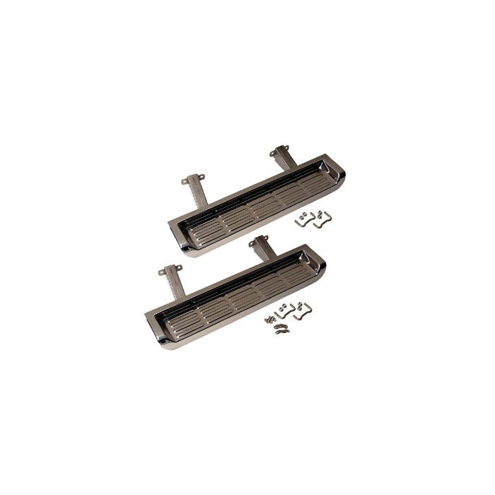KENTROL SIDE STEPS 01-06 TJ STAINLESS