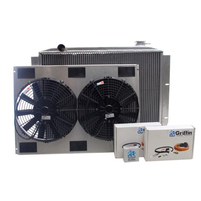 GRIF TALL RAD COMBO 73-86 CJ W/GMV8 AUT