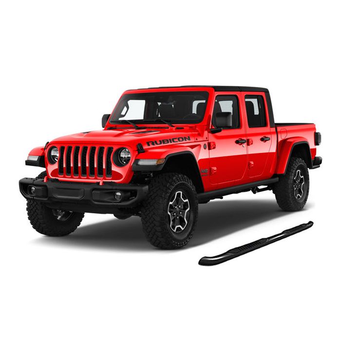 Black Horse Off Road  3" Side Steps for 20-23 Jeep Gladiator JT