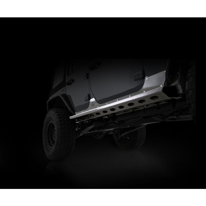 Poison Spyder 18-08-200 Steel Brawler Rocker for 07-18 Jeep Wrangler Unlimited JK