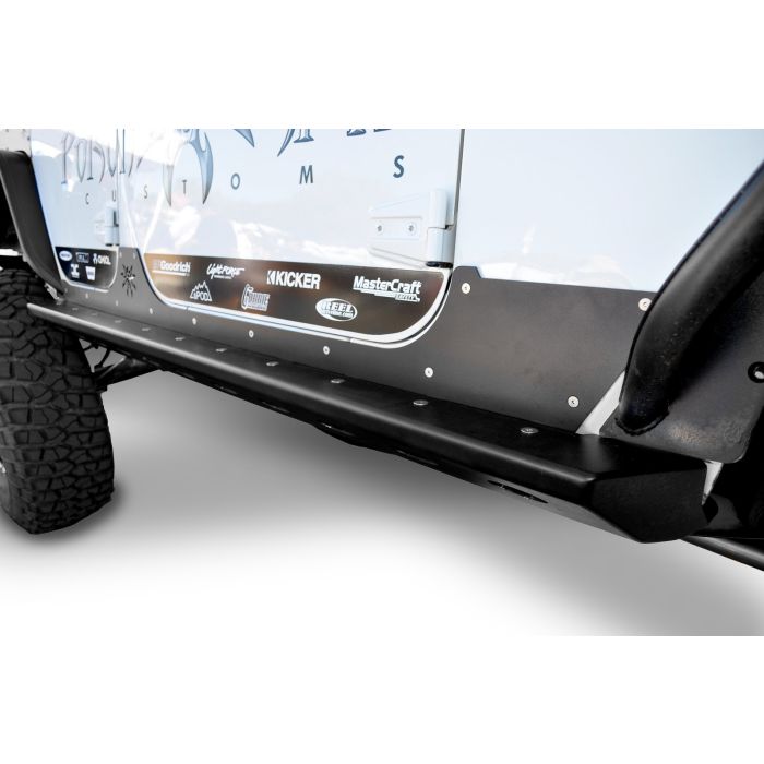 Poison Spyder 18-08-200-ALUM Aluminum Brawler Rocker for 07-18 Jeep Wrangler Unlimited JK