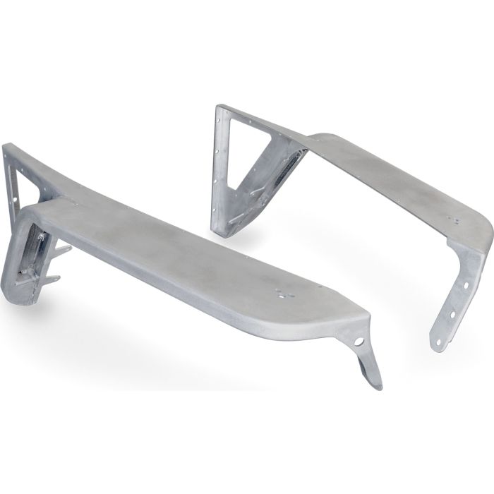 Poison Spyder 14-02-040 3" Tapered Front DeFenders Flares in Bare Steel for 97-06 Jeep Wrangler TJ & Unlimited