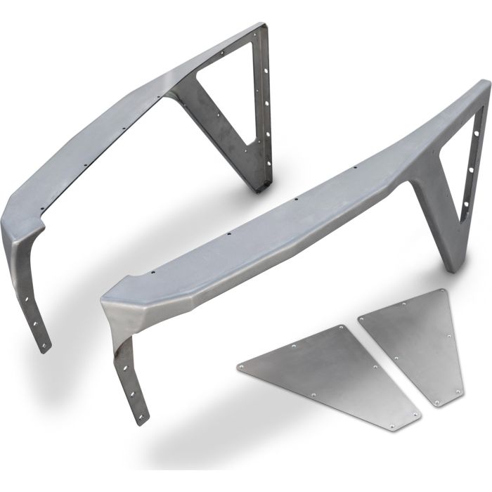 Poison Spyder 14-02-090 DeFender XC Negative Front Fender Flares for 97-06 Jeep Wrangler TJ & Unlimited