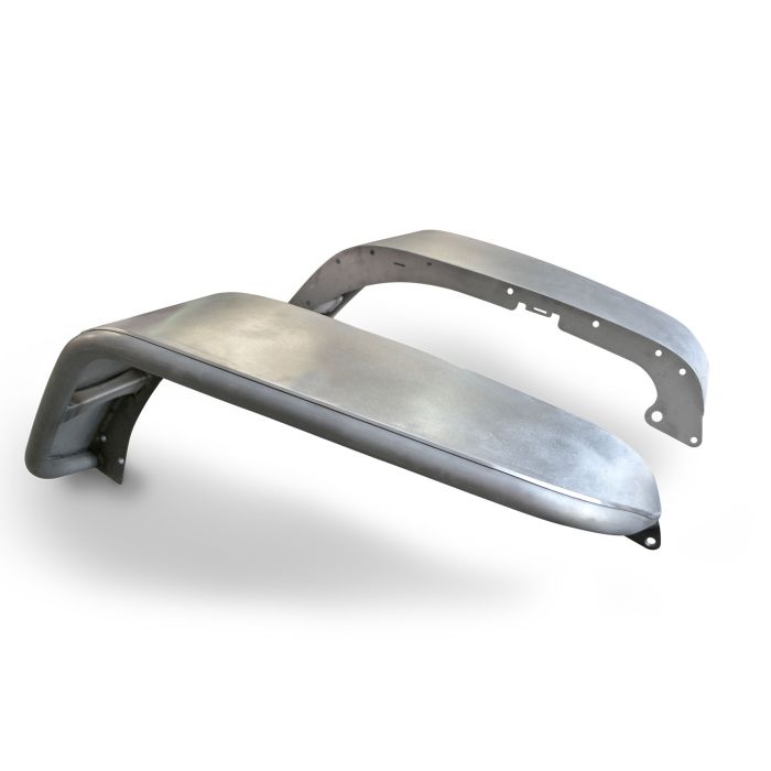 Poison Spyder 17-03-032-ALUM Extra Wide Aluminum Front Crusher Flares for 07-18 Jeep Wrangler JK