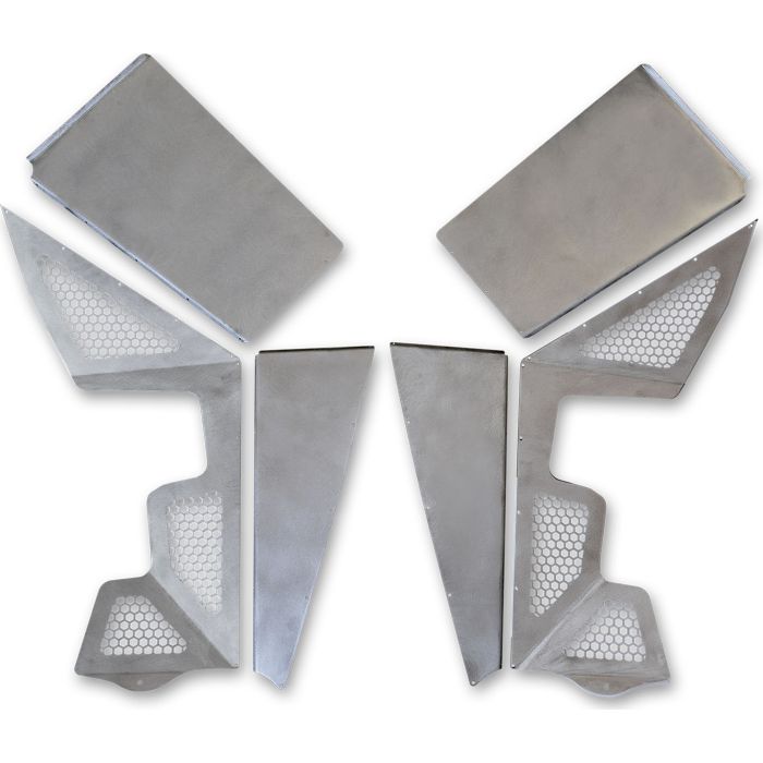 Poison Spyder 14-02-080-V DeFender Vented Inner Fender Kit for 97-06 Jeep Wrangler TJ & Unlimited