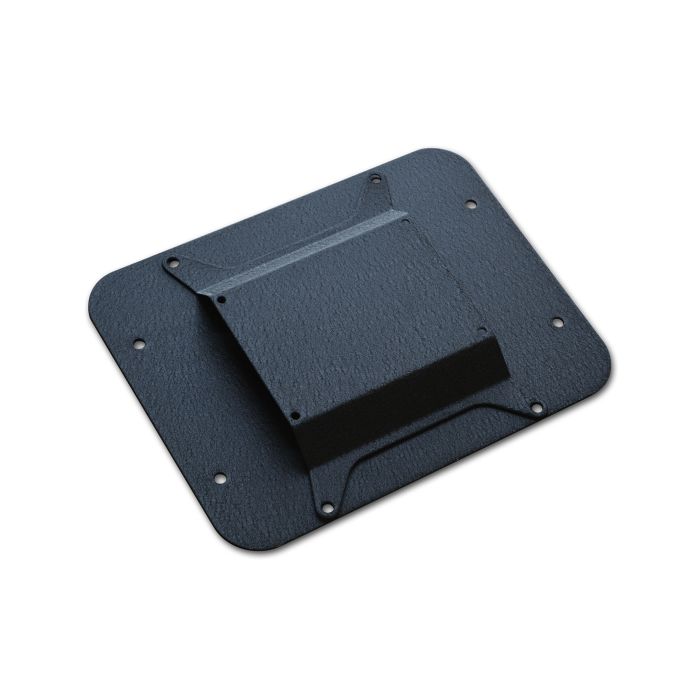 Poison Spyder 18-04-013 Tramp Stamp II Tailgate Vent Cover with License Plate Bracket for 07-09 Jeep Wrangler JK