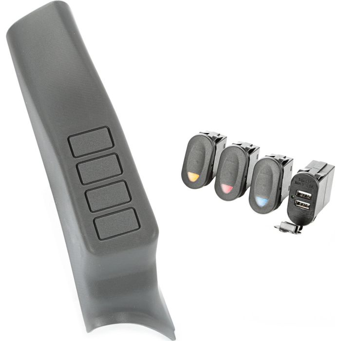 A-PILLAR SWITCH POD W/USB PORTS 07-10